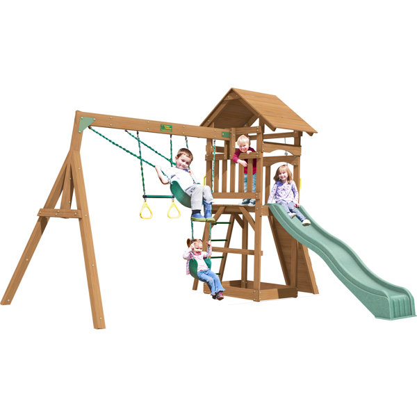 Creative Playthings Raleigh Creative Playthings Swing Set with 2 Swing